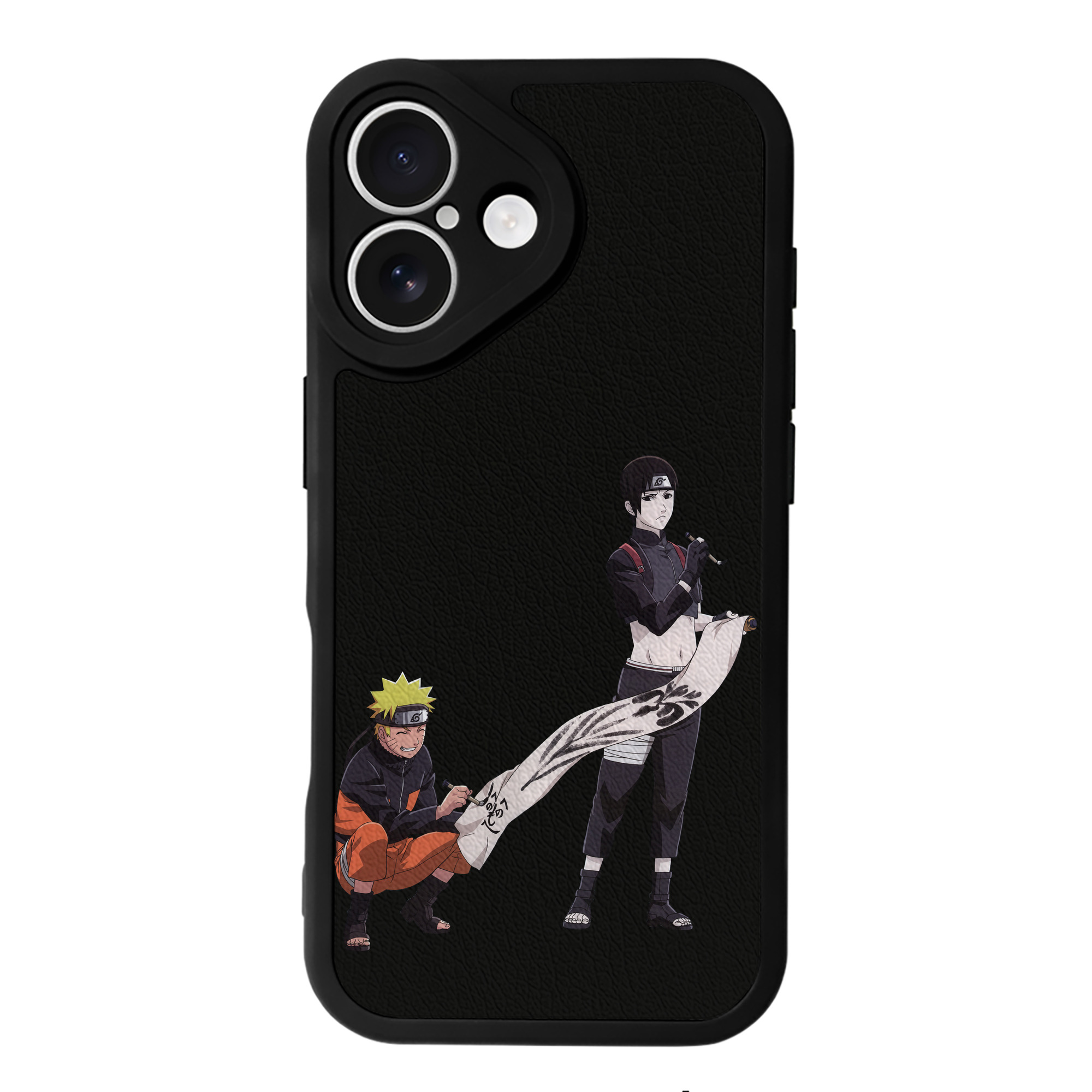 （画像用） NARUTO -ナルト- うずまき ナルト Uzumaki Naruto 【iPhone 16シリーズ対応】シリコンスマホケース（レザー調） 材質：シリコン